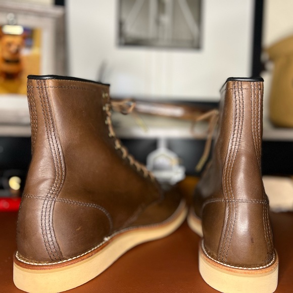 Red Wing 2941 7” Farmer by Benjamin in Dark Chocolate 9D - Picture 4 of 7